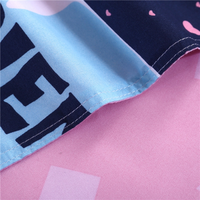 91家纺网 家纺一手货源 找家纺 米粒家纺 2018新品芦荟棉四件套好朋友