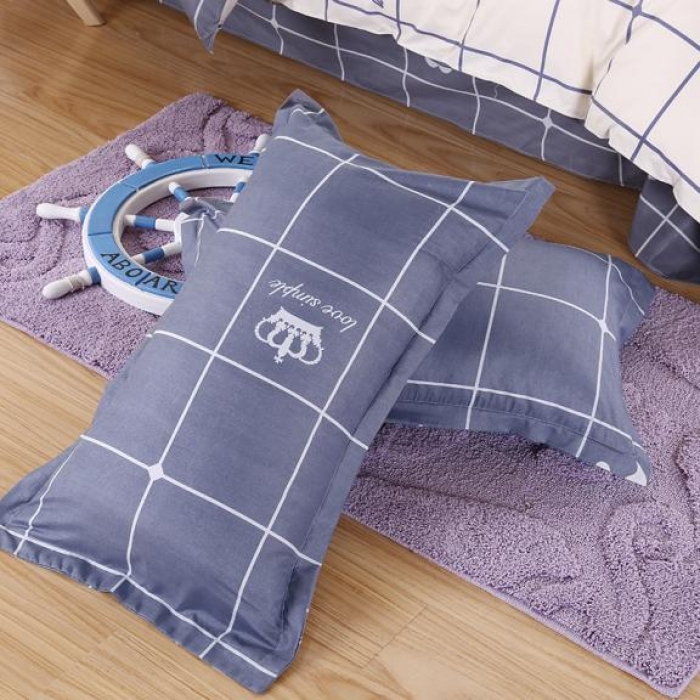 91家纺网 家纺一手货源 找家纺 米粒家纺 2018新品芦荟棉四件套简单爱