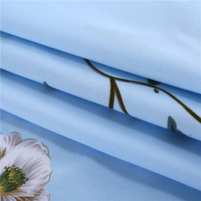 91家纺网 家纺一手货源 找家纺 米粒家纺 2018新品芦荟棉四件套瑾年寻芳