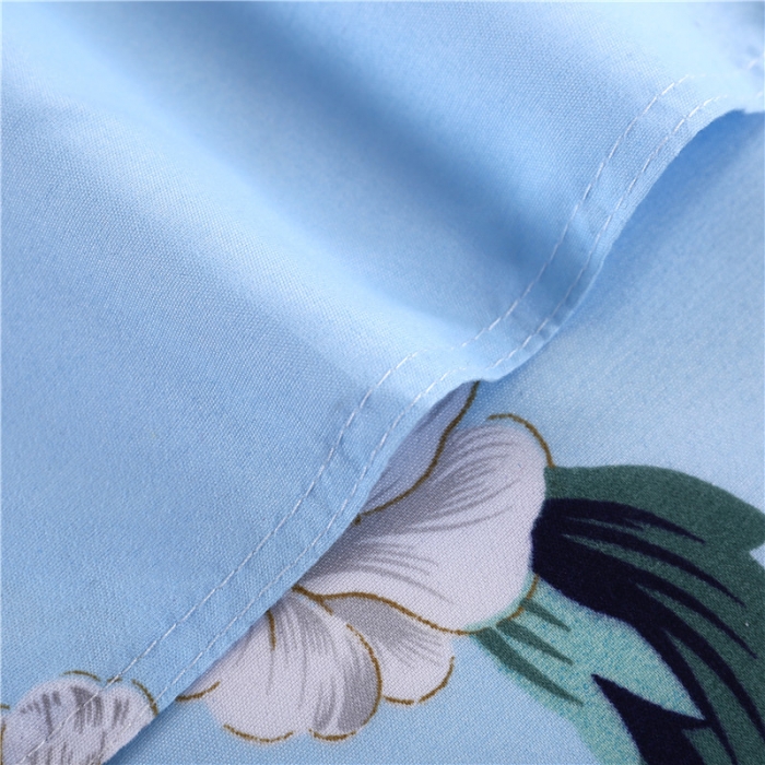 91家纺网 家纺一手货源 找家纺 米粒家纺 2018新品芦荟棉四件套瑾年寻芳