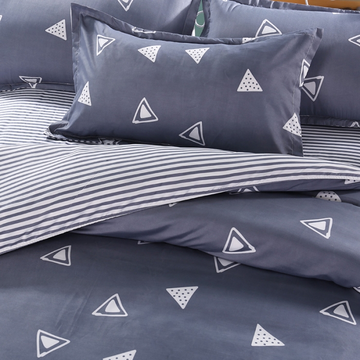 91家纺网 家纺一手货源 找家纺 米粒家纺 2018新品芦荟棉四件套卡宴