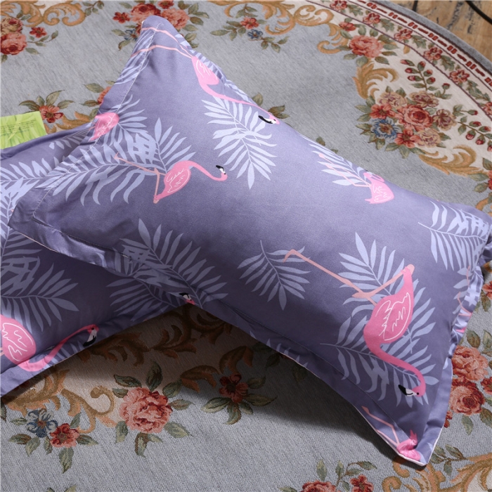 91家纺网 家纺一手货源 找家纺 米粒家纺 2018新品芦荟棉四件套夏利庄园