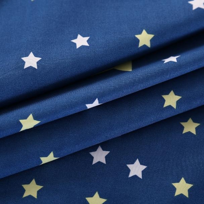 91家纺网 家纺一手货源 找家纺 米粒家纺 2018新品芦荟棉四件套夜空之星