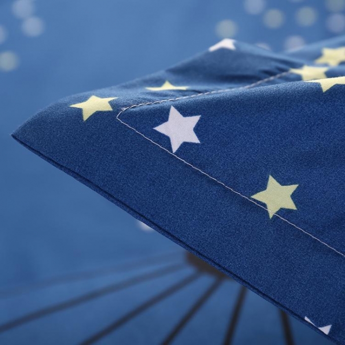 91家纺网 家纺一手货源 找家纺 米粒家纺 2018新品芦荟棉四件套夜空之星