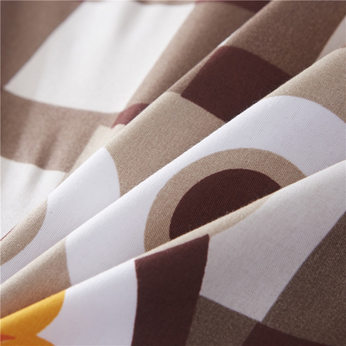 91家纺网 家纺一手货源 找家纺 米粒家纺 2018新品芦荟棉四件套猫头鹰