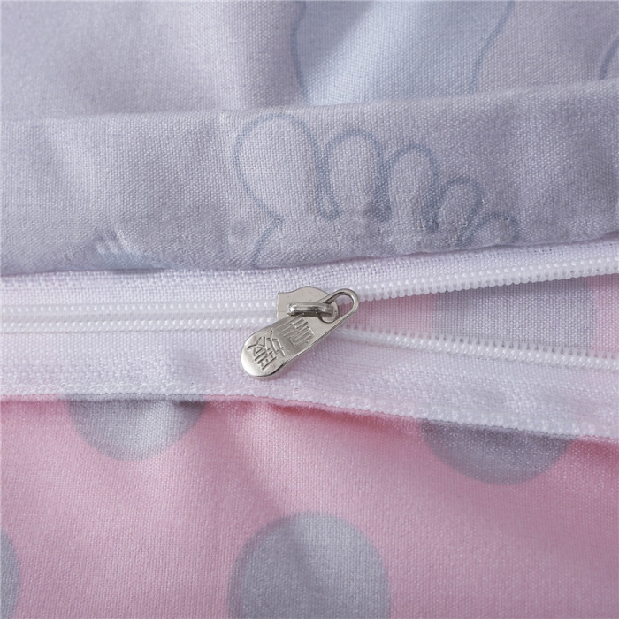 91家纺网 家纺一手货源 找家纺 米粒家纺 2018新品芦荟棉四件套小脚丫