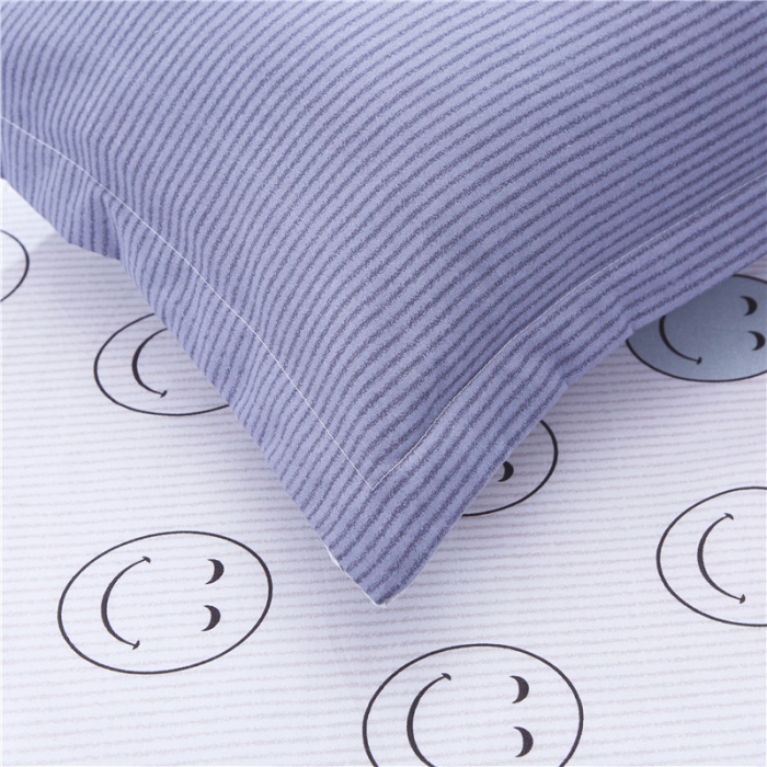 91家纺网 家纺一手货源 找家纺 米粒家纺 2018新品芦荟棉四件套笑颜