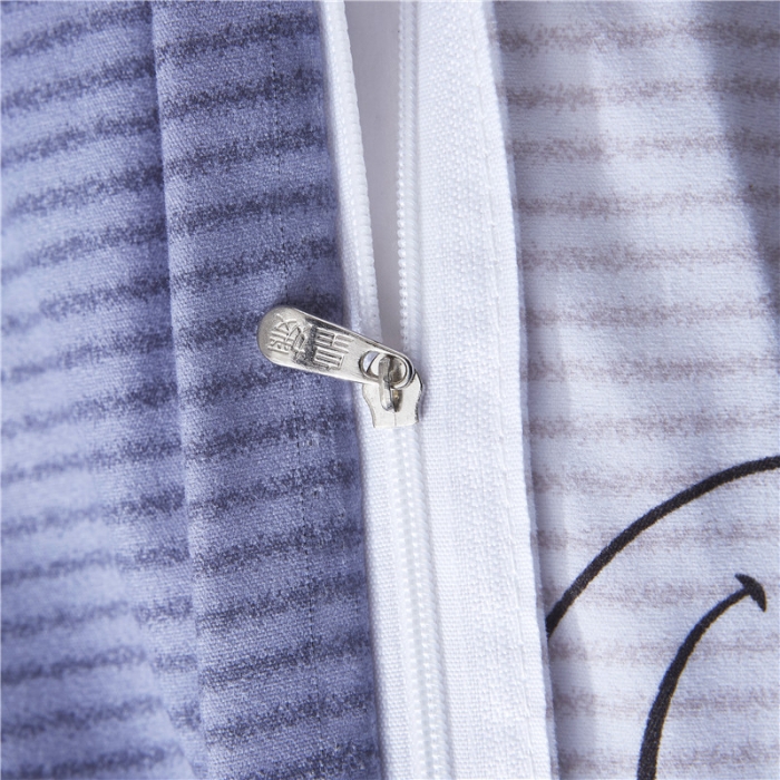 91家纺网 家纺一手货源 找家纺 米粒家纺 2018新品芦荟棉四件套笑颜