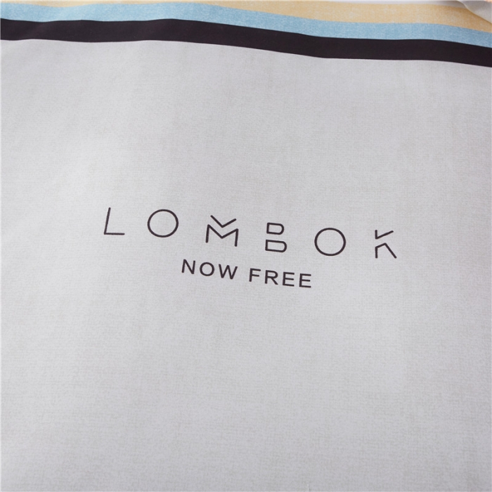 91家纺网 家纺一手货源 找家纺 米粒家纺 2018新品芦荟棉四件套北欧风情-蓝