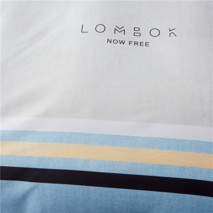 91家纺网 家纺一手货源 找家纺 米粒家纺 2018新品芦荟棉四件套北欧风情-蓝