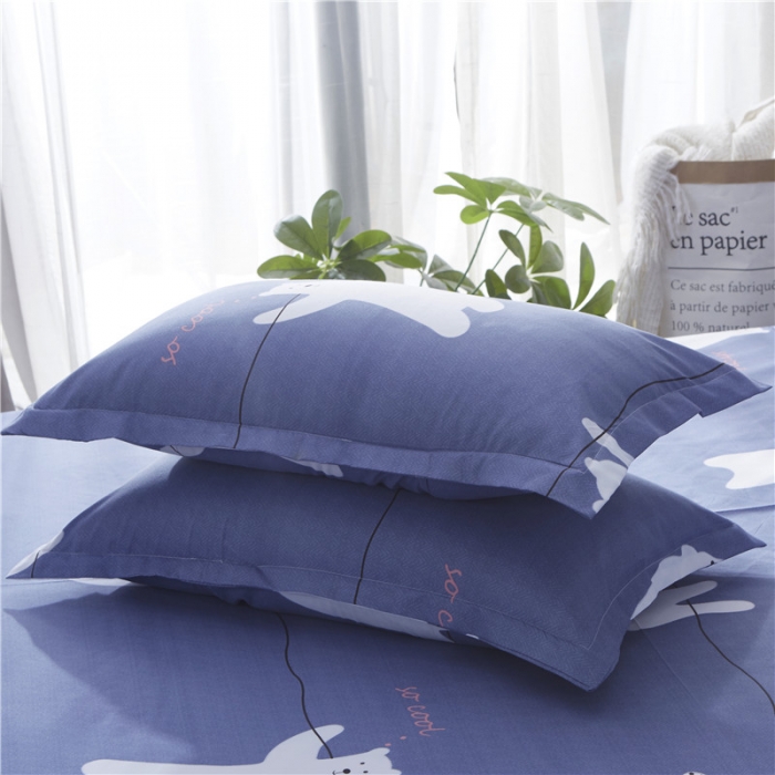 91家纺网 家纺一手货源 找家纺 米粒家纺 2018新品芦荟棉四件套酷先生