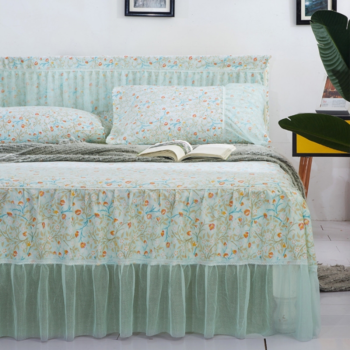 91家纺网 家纺一手货源 找家纺 （总）米粒家纺 磨毛床裙系列