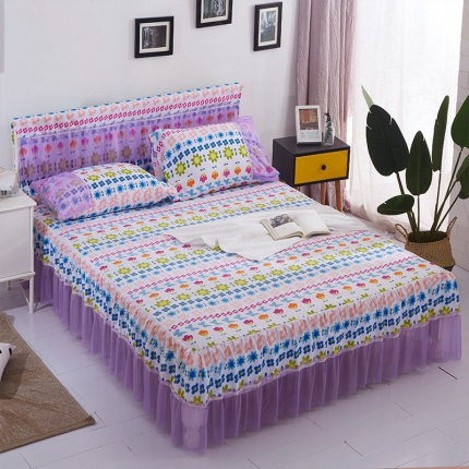 91家纺网 家纺一手货源 找家纺 （总）米粒家纺 磨毛床裙系列