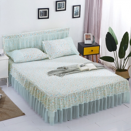 91家纺网 家纺一手货源 找家纺 （总）米粒家纺 磨毛床裙系列