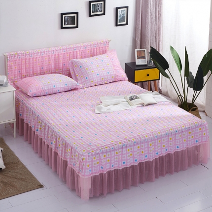 91家纺网 家纺一手货源 找家纺 （总）米粒家纺 磨毛床裙系列