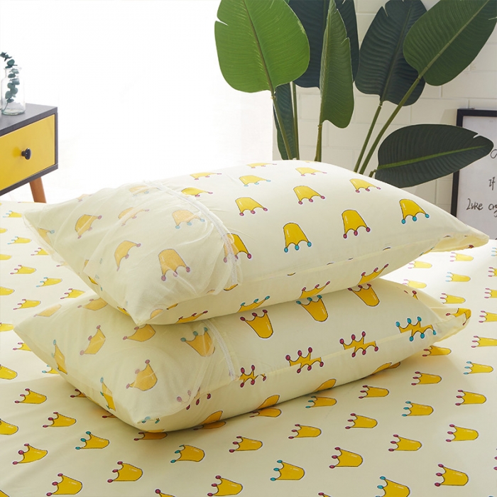 91家纺网 家纺一手货源 找家纺 米粒家纺 磨毛床裙系列 皇冠