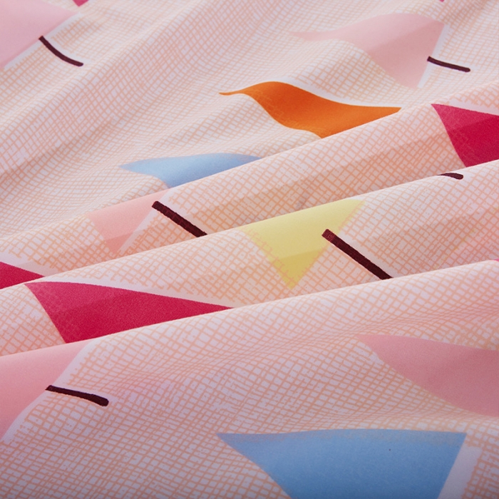 91家纺网 家纺一手货源 找家纺 米粒家纺 磨毛床裙系列 森林小镇