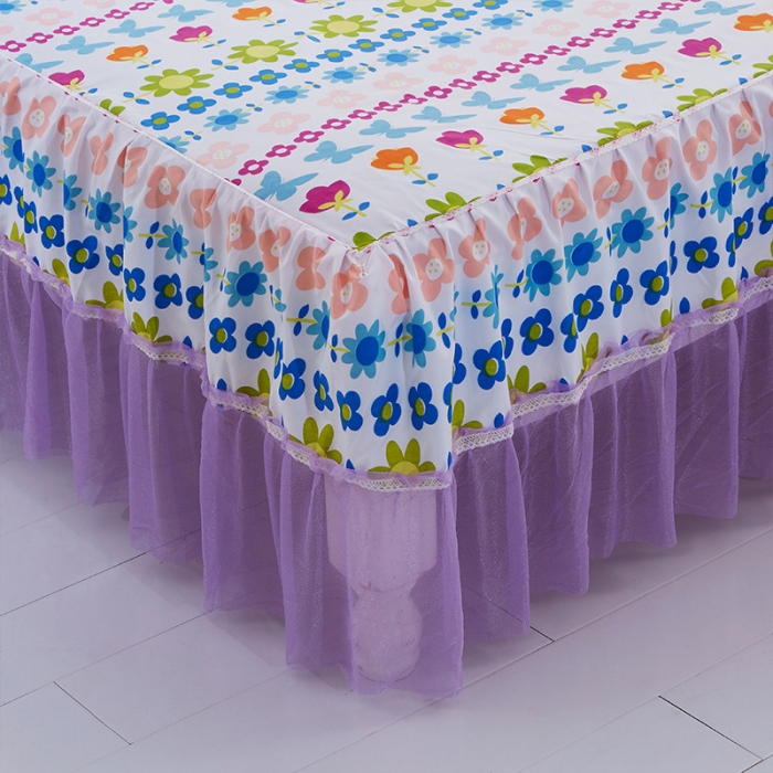 91家纺网 家纺一手货源 找家纺 米粒家纺 磨毛床裙系列 童话