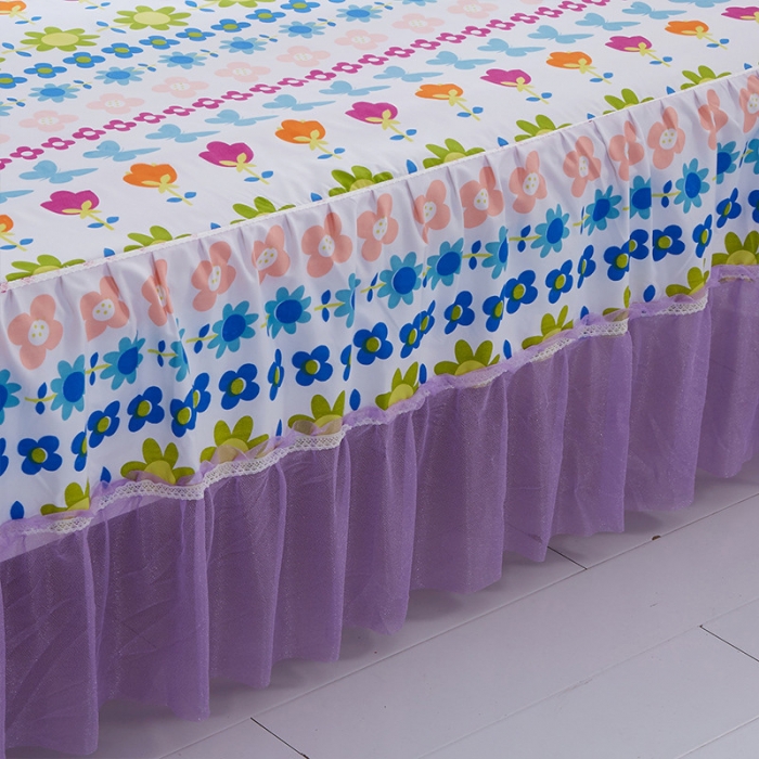 91家纺网 家纺一手货源 找家纺 米粒家纺 磨毛床裙系列 童话