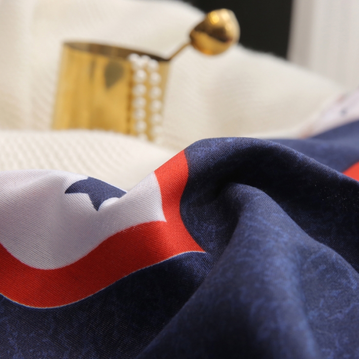 91家纺网 家纺一手货源 找家纺 米粒家纺 2018新款亲肤活性印花四件套好心情