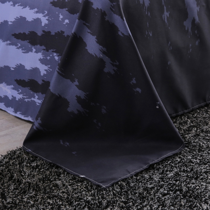 91家纺网 家纺一手货源 找家纺 米粒家纺 2018新款亲肤活性印花四件套宁静