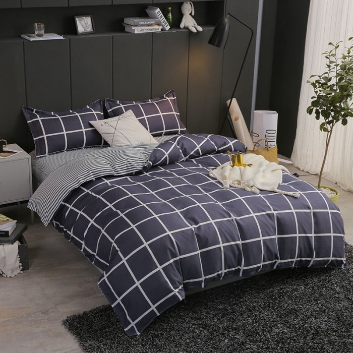 91家纺网 家纺一手货源 找家纺 米粒家纺 2018新品芦荟棉四件套 印象空间