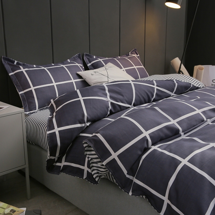 91家纺网 家纺一手货源 找家纺 米粒家纺 2018新品芦荟棉四件套 印象空间