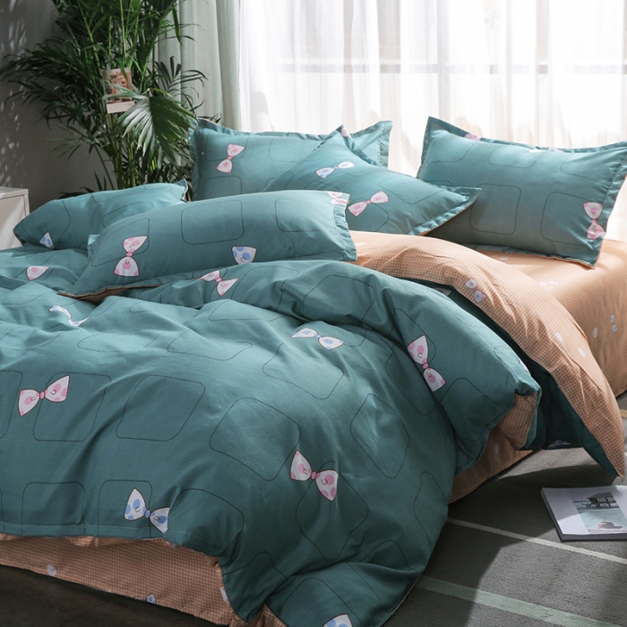 91家纺网 家纺一手货源 找家纺 （总）米粒 2019新款芦荟棉活性印花套件