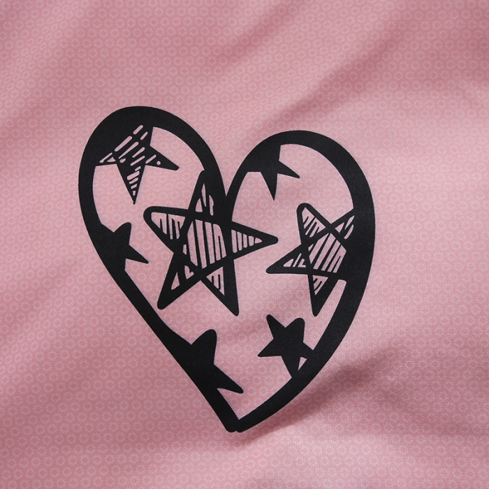 91家纺网 家纺一手货源 找家纺 米粒 2019新款芦荟棉活性印花套件 粉红佳人