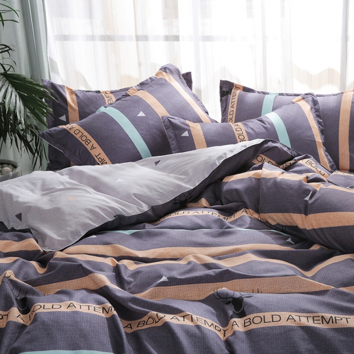 91家纺网 家纺一手货源 找家纺 米粒 2019新款芦荟棉活性印花套件 光影流年