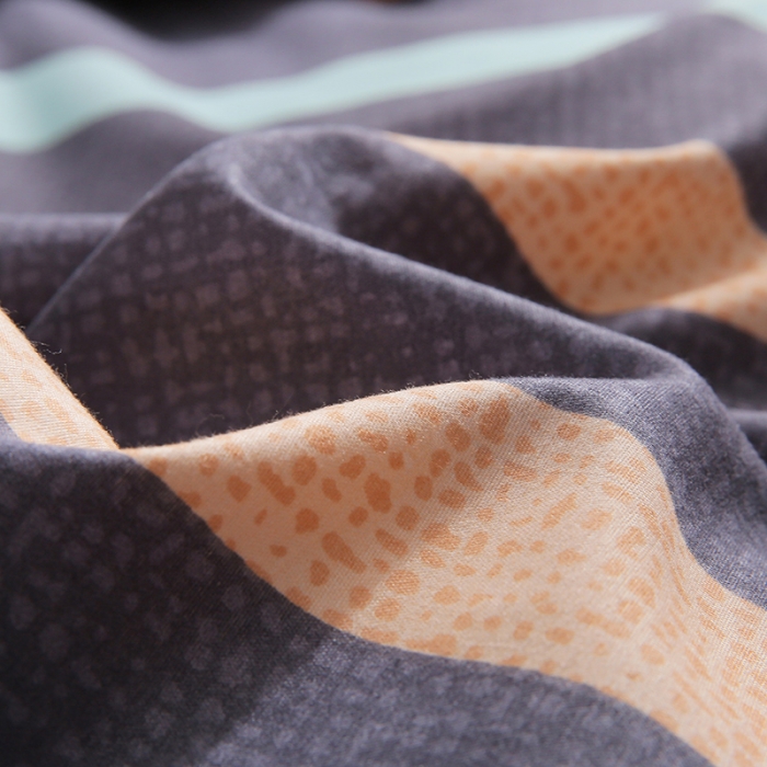 91家纺网 家纺一手货源 找家纺 米粒 2019新款芦荟棉活性印花套件 光影流年