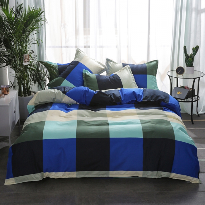 91家纺网 家纺一手货源 找家纺 米粒 2019新款芦荟棉活性印花套件 花样年华