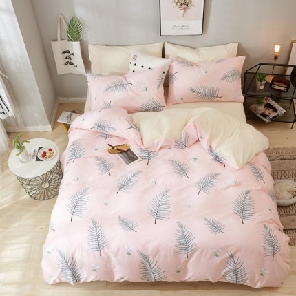 91家纺网 家纺一手货源 找家纺 （总）久典家纺 2018新款全棉水洗棉印花四件套