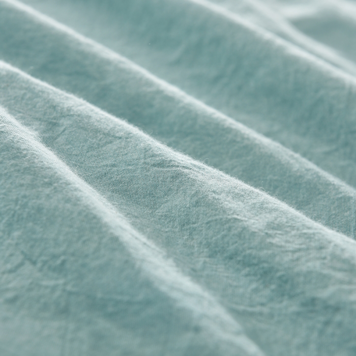 91家纺网 家纺一手货源 找家纺 久典家纺 2018新款60S色织水洗大提花四件套品味格韵-绿