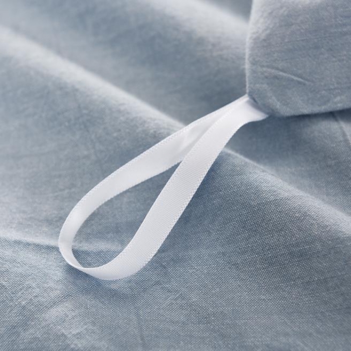 91家纺网 家纺一手货源 找家纺 久典家纺 2018新款60S色织水洗大提花四件套山水如画-兰