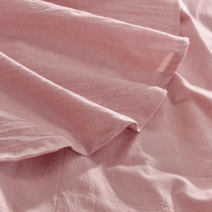 91家纺网 家纺一手货源 找家纺 久典家纺 2018新款60S色织水洗大提花四件套香榭丽舍-红