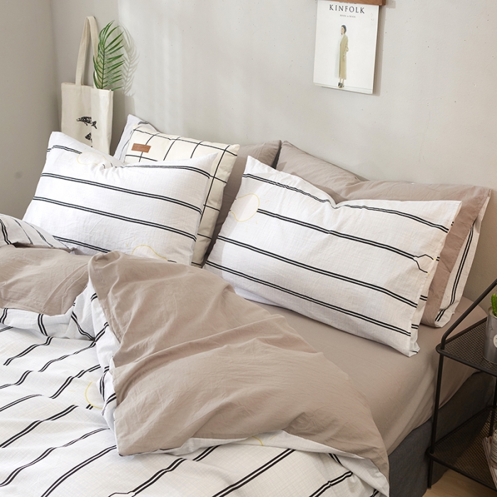 91家纺网 家纺一手货源 找家纺 久典家纺 2018新款全棉水洗棉印花四件套 灵感