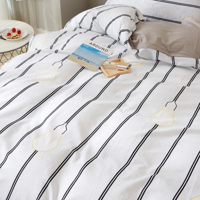 91家纺网 家纺一手货源 找家纺 久典家纺 2018新款全棉水洗棉印花四件套 灵感