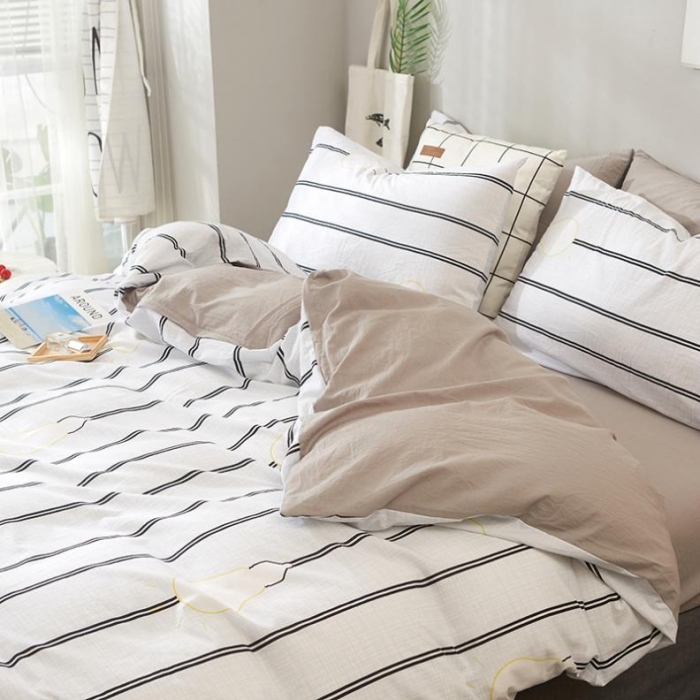 91家纺网 家纺一手货源 找家纺 久典家纺 2018新款全棉水洗棉印花四件套 灵感