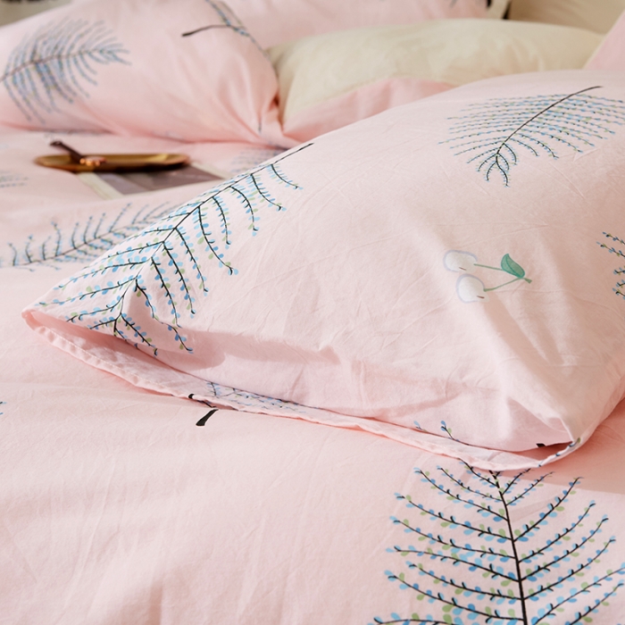 91家纺网 家纺一手货源 找家纺 久典家纺 2018新款全棉水洗棉印花四件套 夜魅