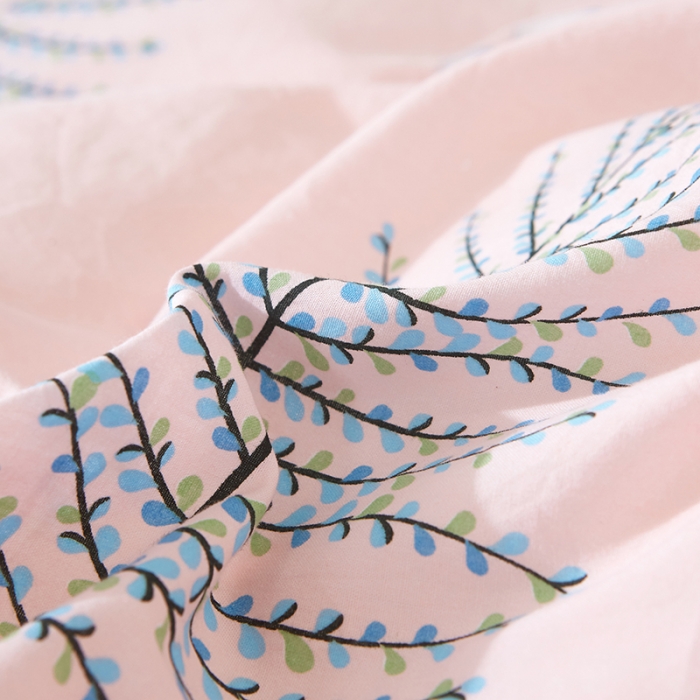 91家纺网 家纺一手货源 找家纺 久典家纺 2018新款全棉水洗棉印花四件套 夜魅