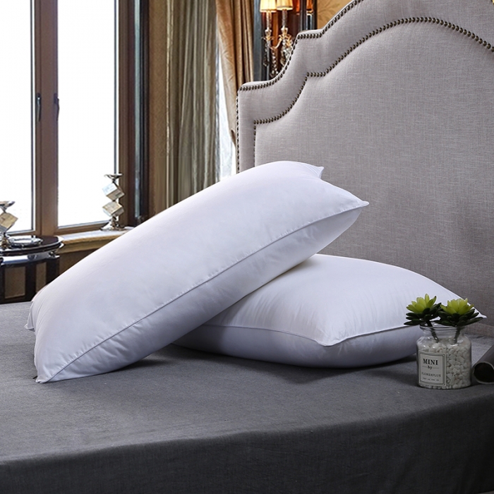 91家纺网 家纺一手货源 找家纺 久典家居 酒店布草星级宾馆酒店专用枕芯床上用品羽丝绒枕头