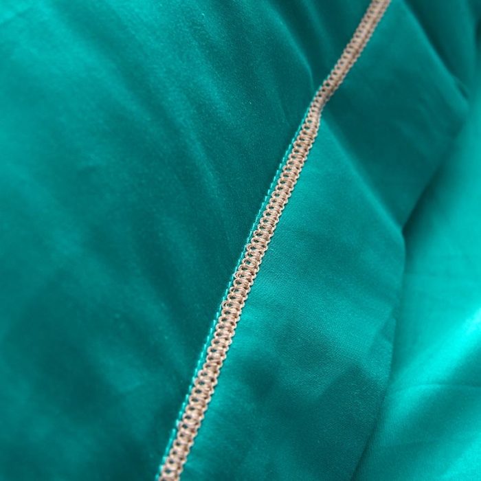 91家纺网 家纺一手货源 找家纺 久典家纺 2019年60S长绒棉蜻蜓绣四件套 绿色