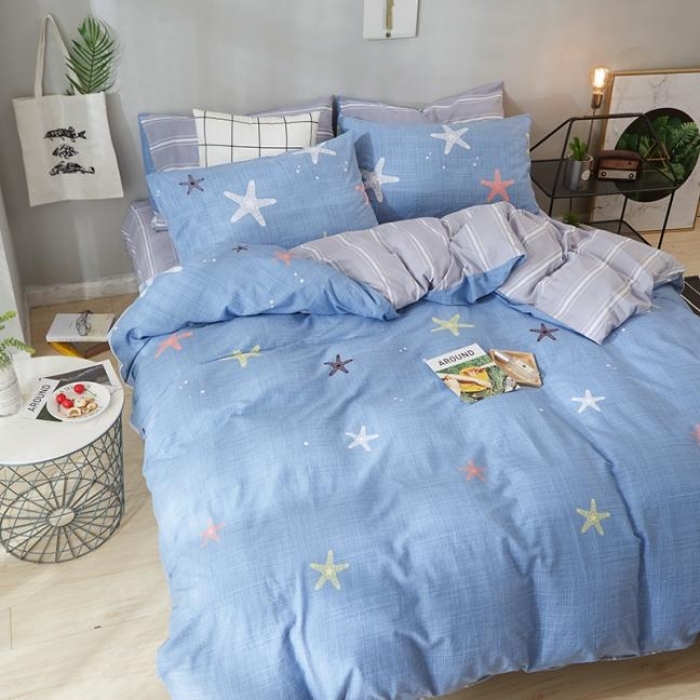 91家纺网 家纺一手货源 找家纺 （总）久典家纺 2018新款全棉水洗棉印花四件套