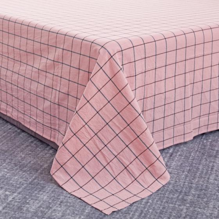 91家纺网 家纺一手货源 找家纺 （总）久典家纺 色织水洗棉基础款中格系列单品床单