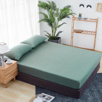 91家纺网 家纺一手货源 找家纺 （总）久典家纺 色织水洗棉基础款纯色系列单品床笠