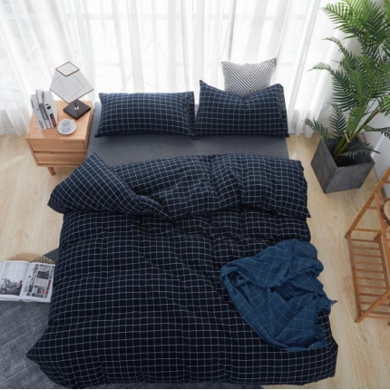 91家纺网 家纺一手货源 找家纺 （总）久典家纺 2019色织水洗棉基础款系列汇总四件套床单款