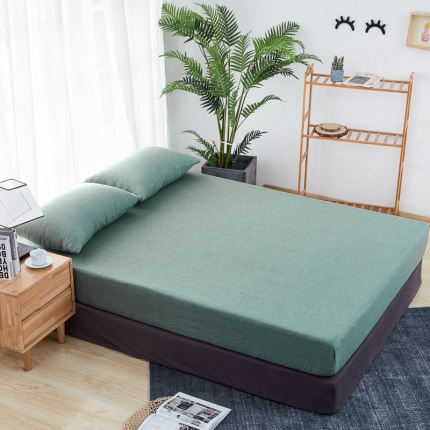 91家纺网 家纺一手货源 找家纺 （总）久典家纺 2019新款色织水洗棉基础款系列汇总单品床笠