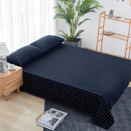 91家纺网 家纺一手货源 找家纺 （总）久典家纺 2019新款色织水洗棉基础款系列汇总单品床单