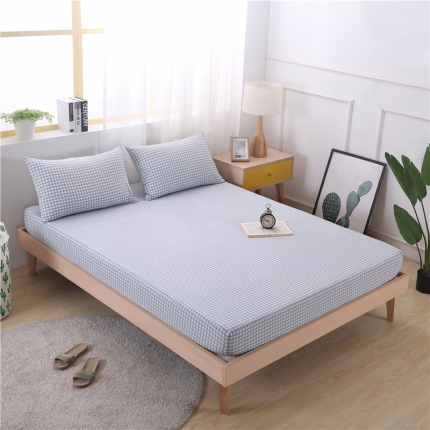 91家纺网 家纺一手货源 找家纺 （总）久典家纺 2019新款色织水洗棉基础款系列汇总单品床笠